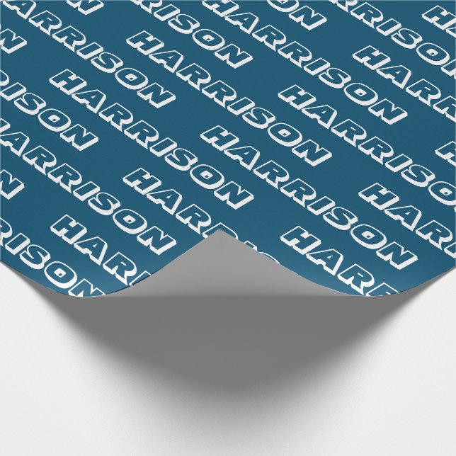 Anpassen mit Name, Text, Geburtstagsgeschenk Geschenkpapier (Ecke)