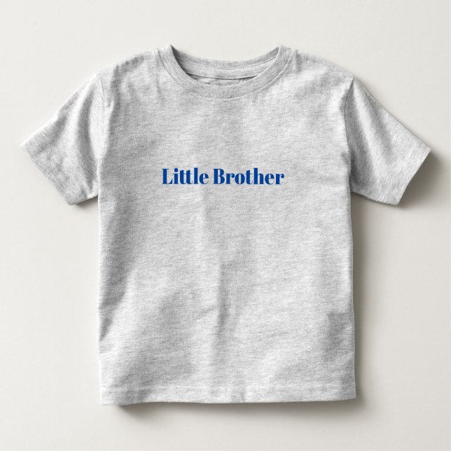 Anpassen mit Namenstext minimalistisch Little Brot Kleinkind T-shirt (Vorderseite)