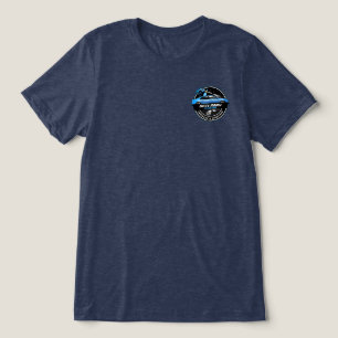 Anpassen Mobile Auto Wasch Detail Blau Geschäft  Tri-Blend Shirt