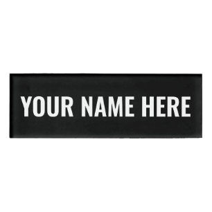 Anpassen Namenschild