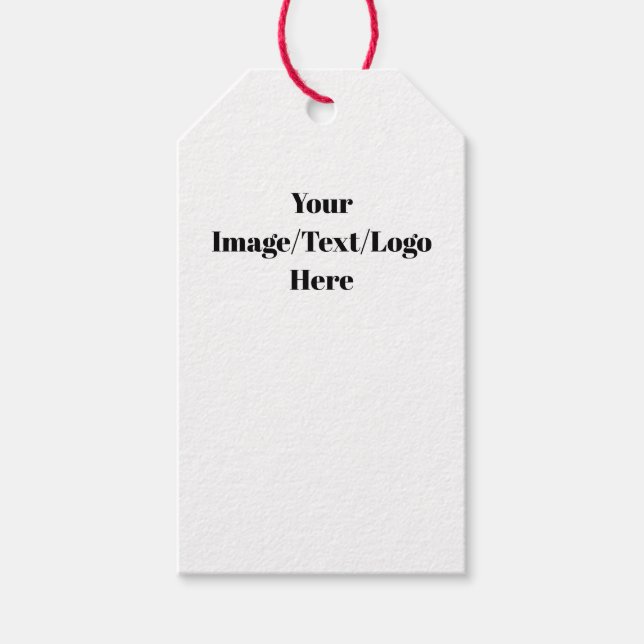 Anpassen oder Anpassen von Leerzeichenfolgen Geschenkanhänger (Vorderseite)