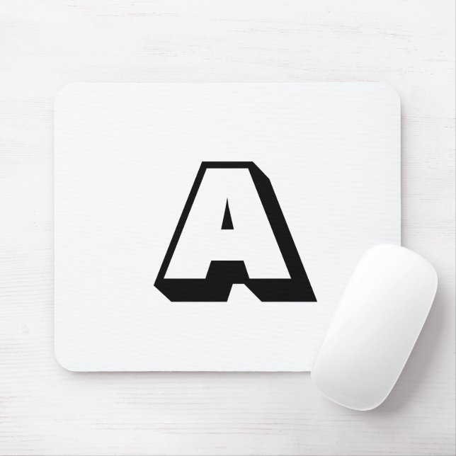 Anpassen, personalisieren des Alphabets als Anfang Mousepad (Mit Mouse)