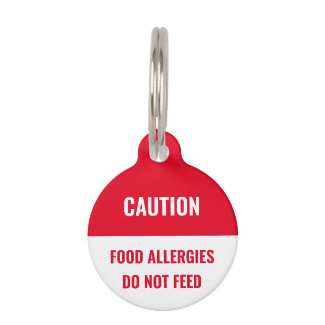 Anpassen, Personalisieren des Namens des weißen Hu Haustiermarke (Vorderseite)