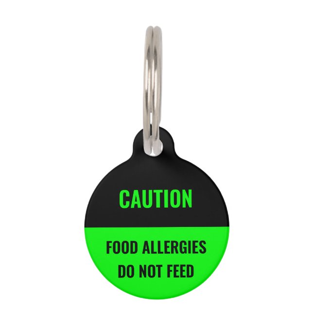 Anpassen, Personalisieren des schwarzen grünen Hun Haustiermarke (Vorderseite)