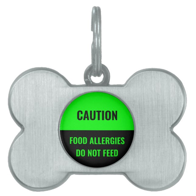 Anpassen, Personalisieren des schwarzen grünen Hun Tiermarke (Vorderseite)