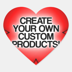 Anpassen / Personalisieren / Erstellen Sie Ihre ei Herz-Aufkleber