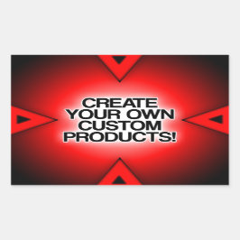 Anpassen / Personalisieren / Erstellen Sie Ihre ei Rechteckiger Aufkleber