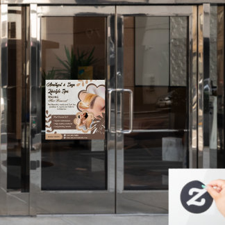 Anpassen Schönheit Spa Modern Waxing Haarentfernun Fensteraufkleber