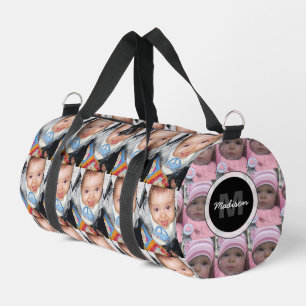 Anpassen Sie Ihr benutzerdefiniertes Vier-Foto-Mus Duffle Bag