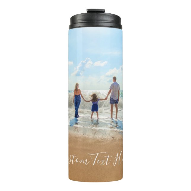 Anpassen Sie Ihr Foto Thermal Tumbler Geschenk mit Thermosbecher (Vorderseite)