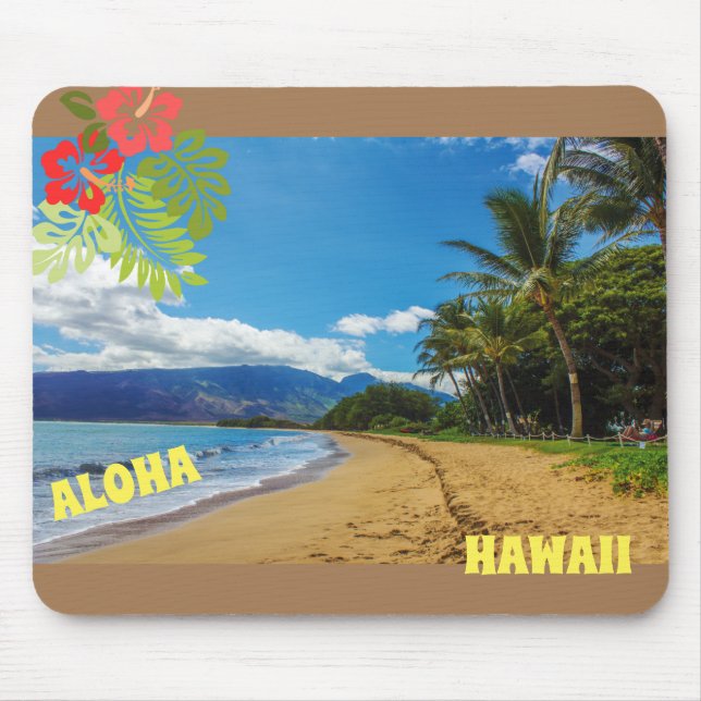 Anpassen von Aloha Hawaii Tropical Mousepad (Vorne)