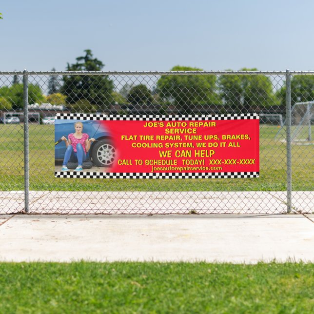 Anpassen von Auto-Reparaturblockern optimieren das Banner (Insitu)