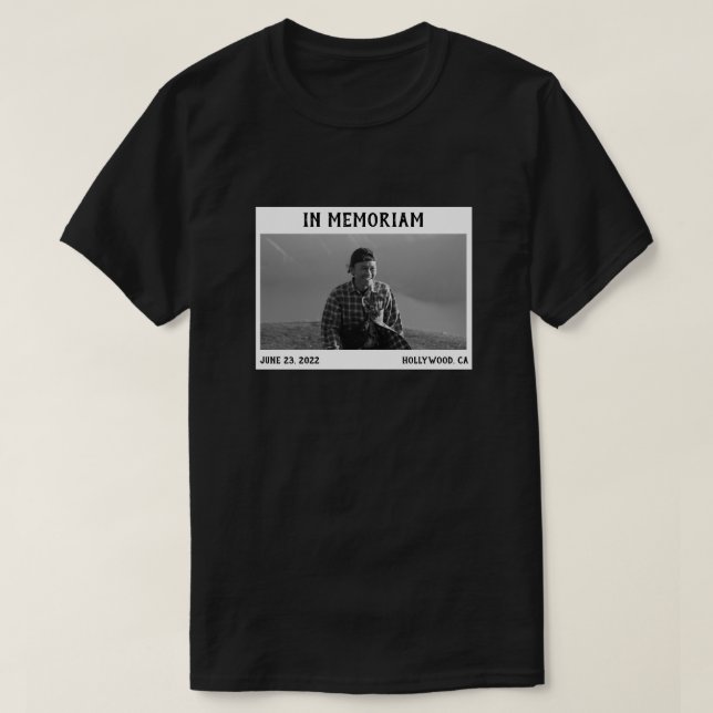Anpassen von Bildern im Memoriam-T - Shirt (Design vorne)