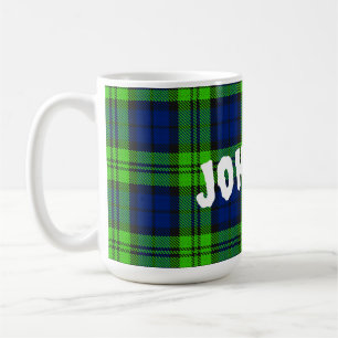 Anpassen von Blackwatch Kariert Tartan Kaffeetasse