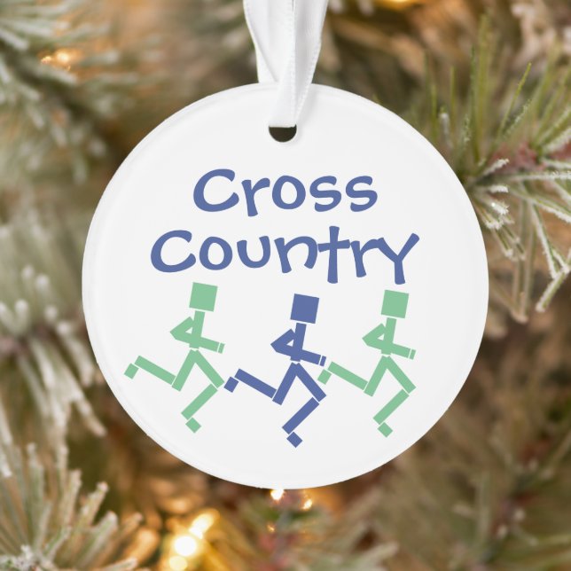 Anpassen von Cross Country, der nach hinten und vo Ornament (Baum)
