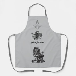 Anpassen von Freemason Barber Schürze