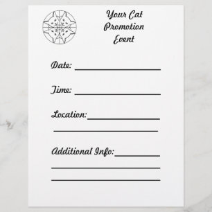 Anpassen von Kaleidoskop-Katzen Werbeaktionen-Flye Flyer