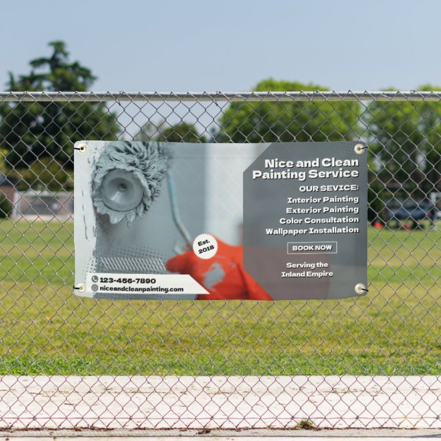 Anpassen von Kommerziellen Malereien für Wohnzweck Banner (Insitu)