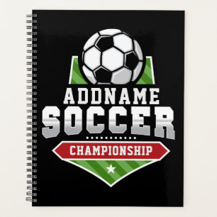 Anpassen von Soccer ADD TEXT Varsity Team Player Planer