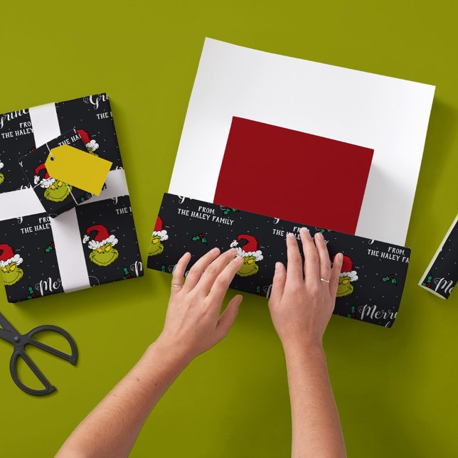 Anpassen von Text mit Familienname - Klammern Geschenkpapier (Von Creator hochgeladen)