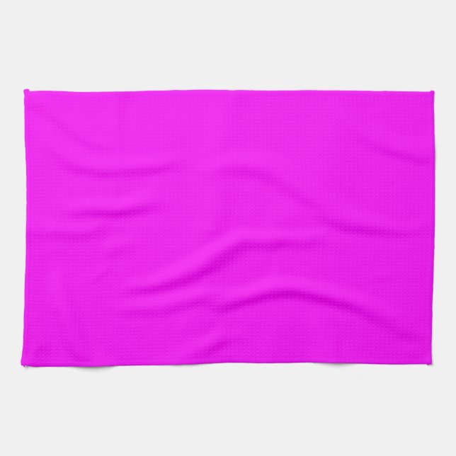 Anpasster Designer für die Farbe von Hot Pink Handtuch (Horizontal)