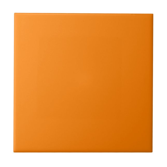 Anpasster Orange Color Designer Fliese (Vorderseite)