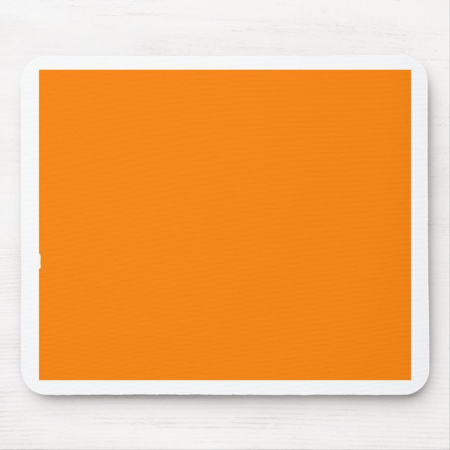 Anpasster Orange Color Designer Mousepad (Vorne)
