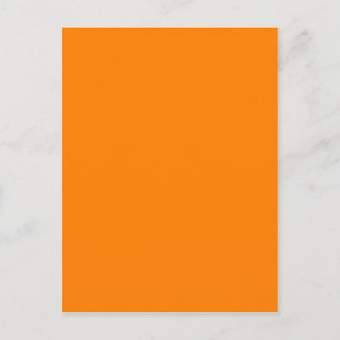 Anpasster Orange Color Designer Postkarte