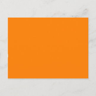 Anpasster Orange Color Designer Postkarte