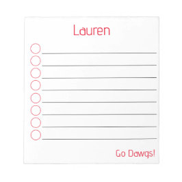 Anpasstes Notepad Notizblock