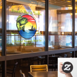 Anpassung der Front für den Fischfang Fensteraufkleber