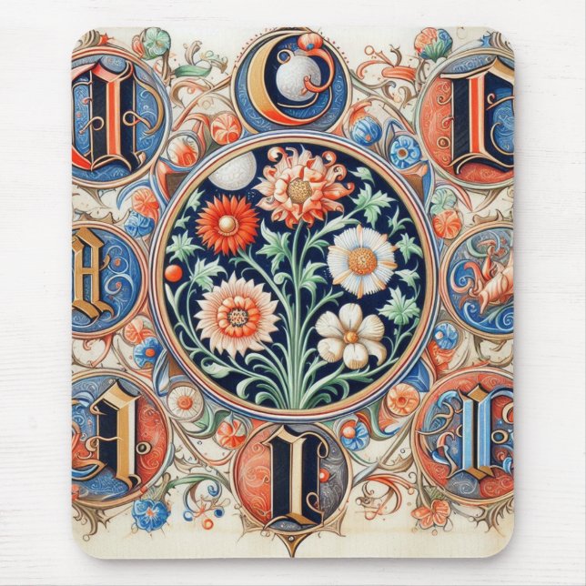 Anpassung der mittelalterlichen Beleuchtung Mousepad (Vorne)