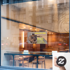 Anpassung der taktischen Schulungsschule für Feuer Fensteraufkleber