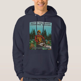 Anpassung Feuerholzverkauf Geschäftsförderungs- Hoodie