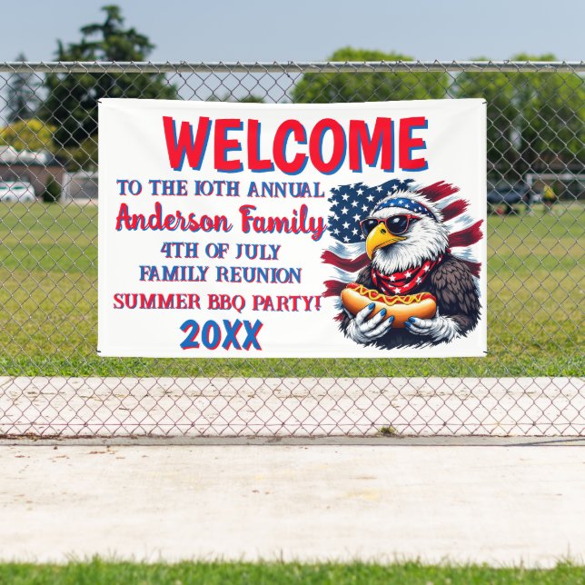 Anpassungsfähiges Party-Banner für Patriotische GR Banner (Insitu)