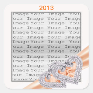 Anpassungsförderer für die Mandarine von Multifunk Quadratischer Aufkleber