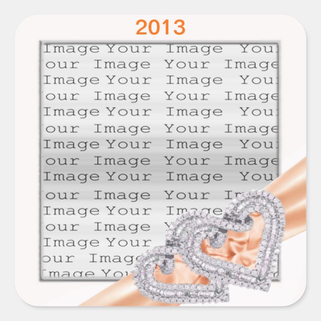 Anpassungsförderer für die Mandarine von Multifunk Quadratischer Aufkleber (Vorderseite)