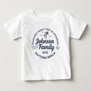 Anpassungsgruppe für Familienurlaub Baby T-shirt