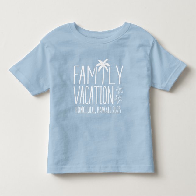 Anpassungsgruppe für Familienurlaub Kleinkind T-shirt (Vorderseite)