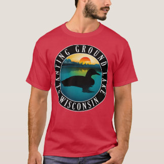 Anpflanzung Ground Lake Wisconsin Loon T-Shirt