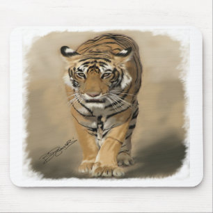 anpirschendes Tigress mousepad
