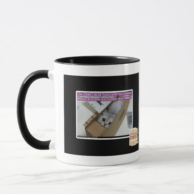 Anruf 1-800-LOLCATS Tasse (Links)