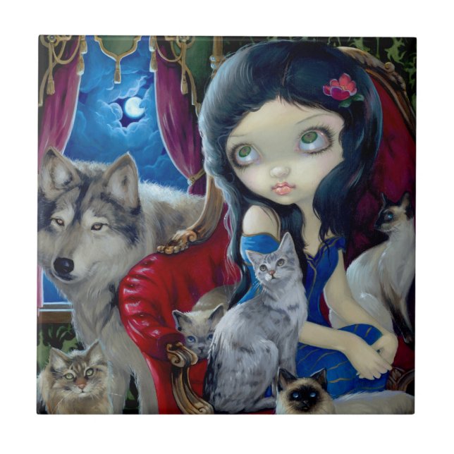 "Anruf der Nacht" Fliese (Vorderseite)