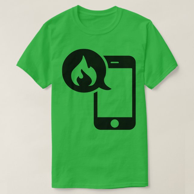 Anruf Feuer T-Shirt (Design vorne)