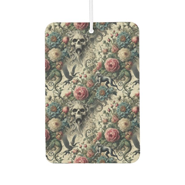 Anruf in die Nachtgalerie - Gotisch Viktorianisch Autolufterfrischer (Vorderseite)