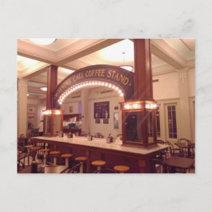 Anruf-Kaffee-Stand, New Orleans, LA Postkarte