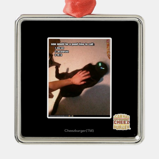 Anruf MIB Ornament Aus Metall (Vorne)