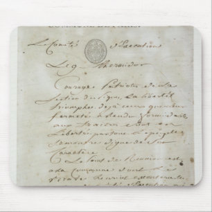 Anruf von Maximilien de Robespierre Mousepad