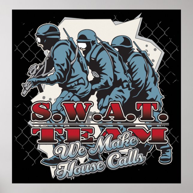 Anrufe des SWAT-Teams Poster (Vorne)