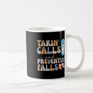 Anrufe und Vorbeugung gegen Erntedank-Nurse Kaffeetasse